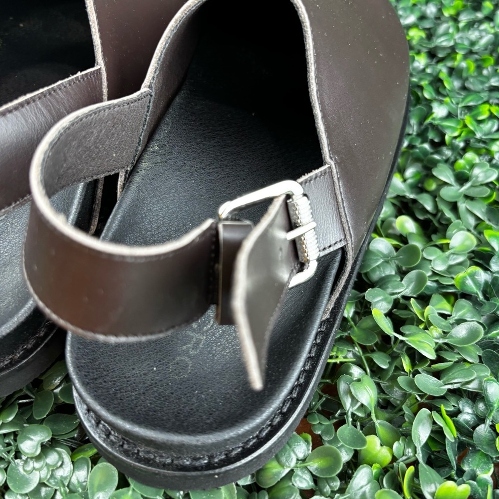 PILCRO SLINGBACK CLOGS Chocolate Brown Women's Size 39- 9 US - Picture 4 of 9